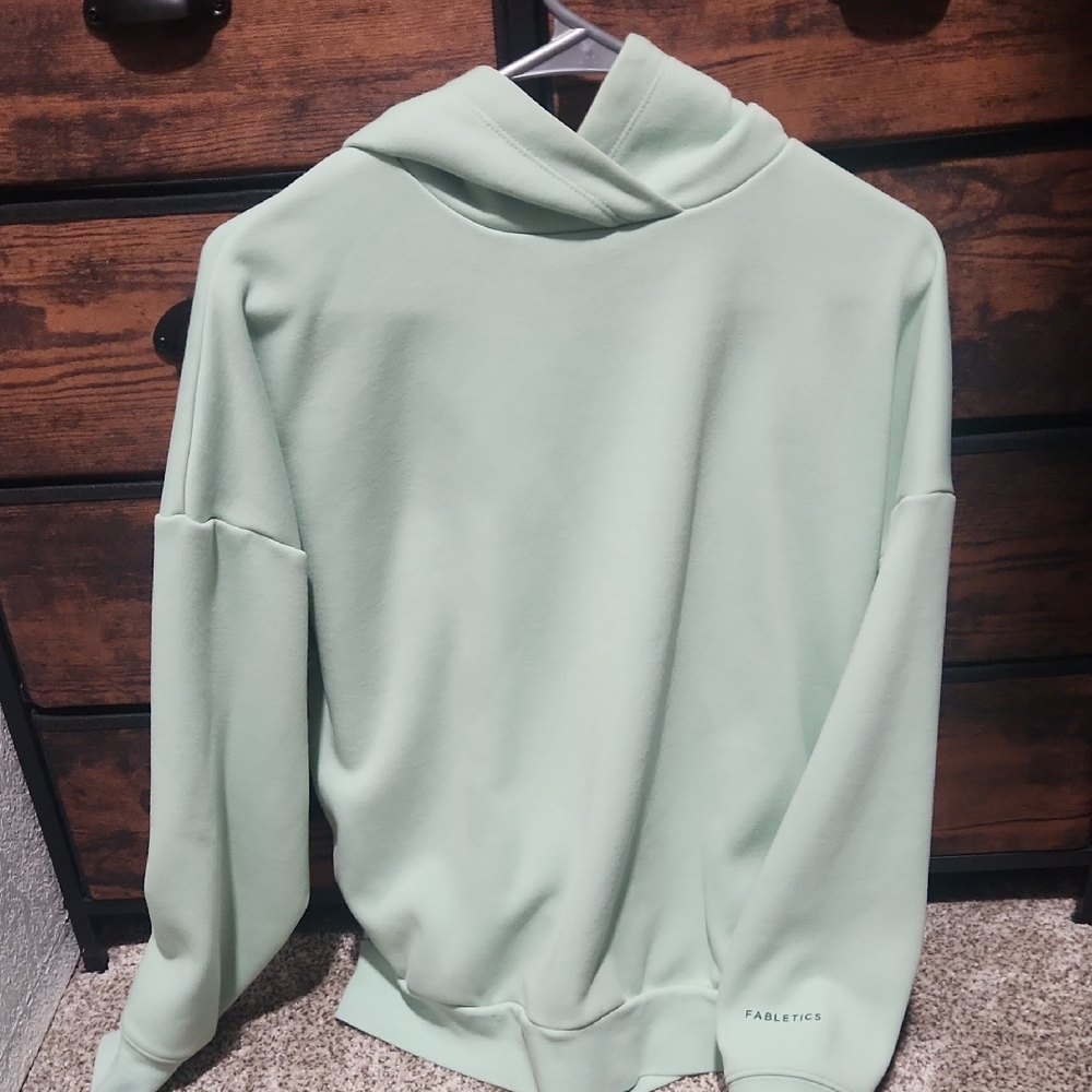 Fabletics Light Green Hoodie